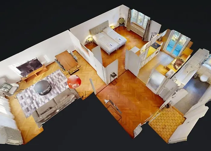 Апартаменты Sunny And Quiet 1br Flat Center - Parkview 5 *